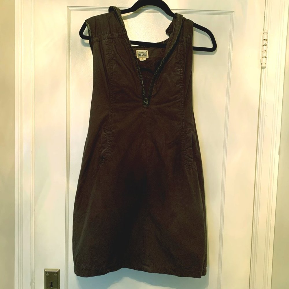 3/$30 Gray Converse Hooded Dress.